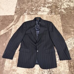 Brooks Brothers Blazer Mens 39S Chalk Stripe Jacket Sport Coat Preppy Academia